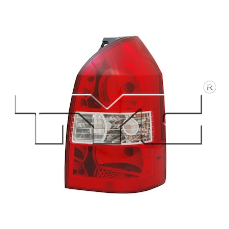 Tyc Tail Light Assembly, 11-6112-00 11-6112-00